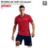 Áo Bóng Đá Công Ty Galaxy Thiết Kế Màu Đỏ Đẹp