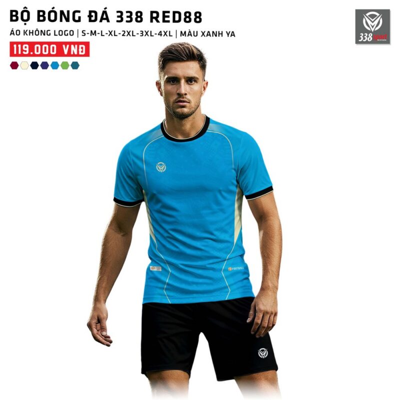 Áo Bóng Đá Không Logo 338-RED88 Độc Lạ