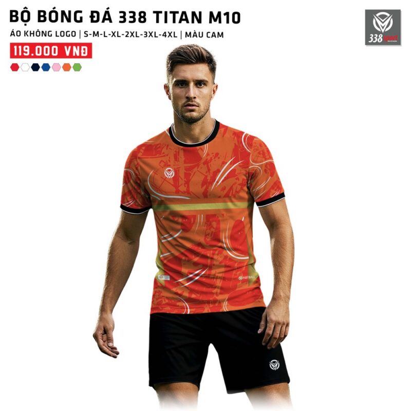 Áo Bóng Đá Không Logo 338-TITAN M10 Mới Nhất 2025