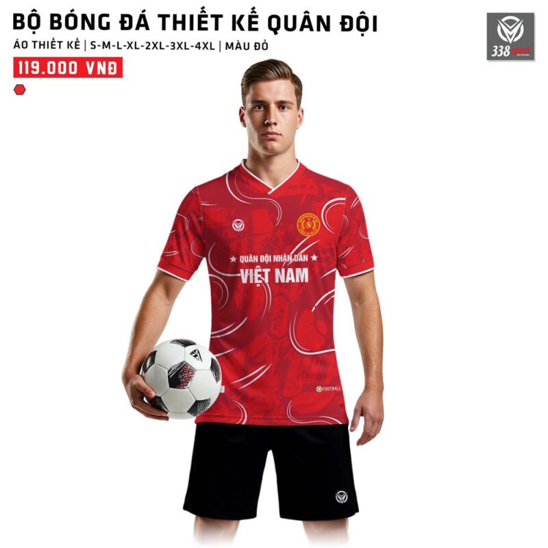Thiết Kế Và Sản Xuất Áo Quân Đội Màu Đỏ Mới
