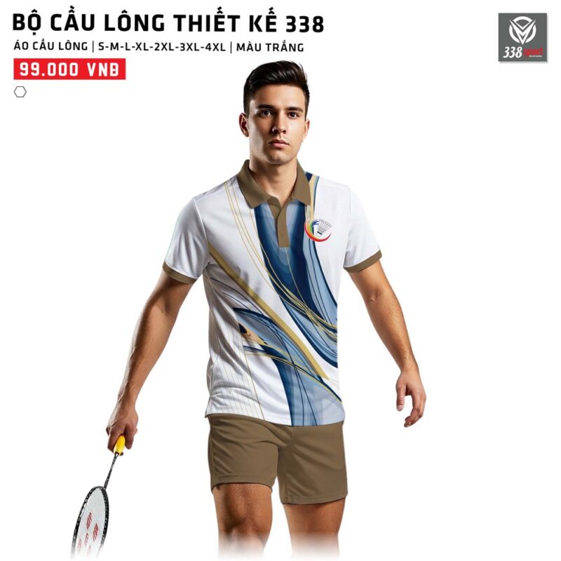 May Áo Cầu Lông Chất Vải Co Dãn Thoáng Khí