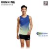 In Áo Chạy Bộ Màu Xanh Trắng Màu Sắc Nổi Bật