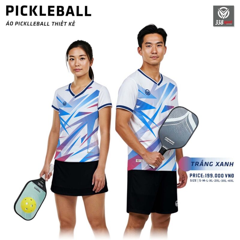 Shop Bán Áo Pickleball Màu Xanh Biển Đẹp