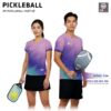 Áo Pickleball Thiết Kế Màu Hồng Tím Màu Sắc Nổi Bật