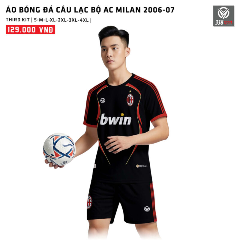 Áo Bóng Đá Câu Lạc Bộ AC Milan Mẫu Thứ Ba 2006-07