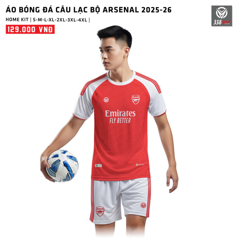 Áo Bóng Đá Câu Lạc Bộ Arsenal Sân Nhà 2025-26