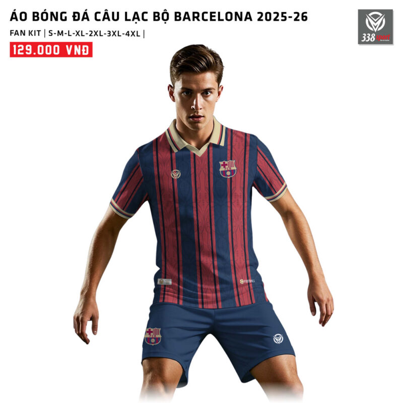 Áo Bóng Đá Câu Lạc Bộ Barcelona Bản Fan 2025-26
