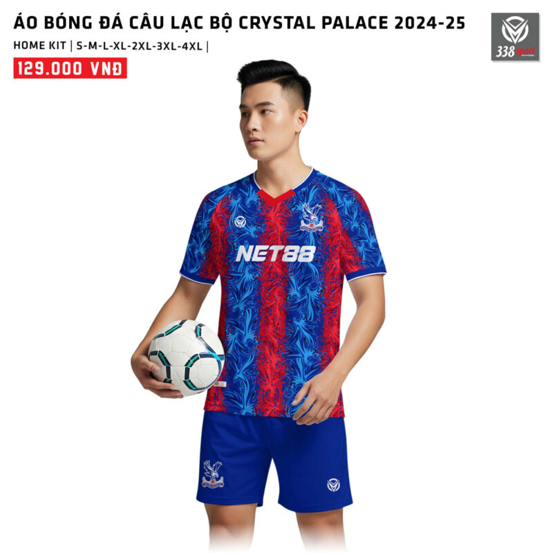 Áo Bóng Đá Câu Lạc Bộ Crystal Palace Sân Nhà 2024-25