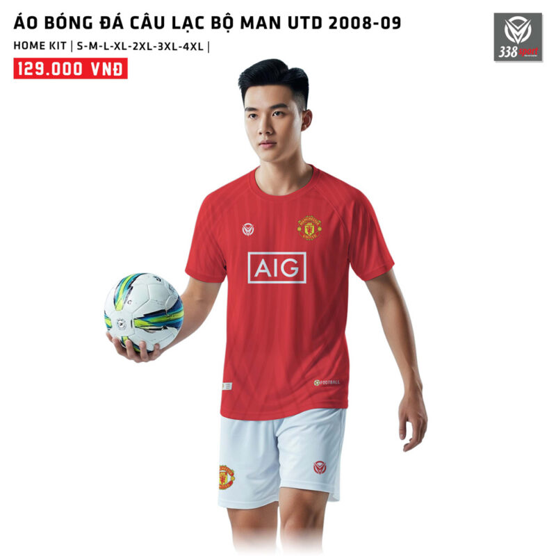 Áo Bóng Đá Câu Lạc Bộ Man Utd Sân Nhà 2008-09