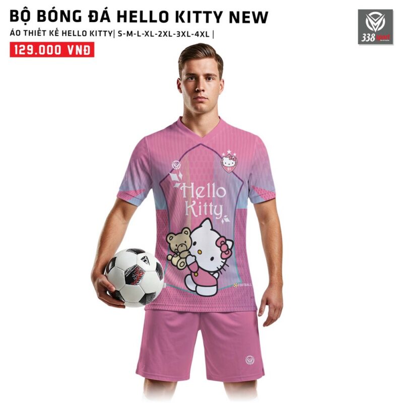 Áo Bóng Đá In Chuyển Nhiệt Hello Kitty
