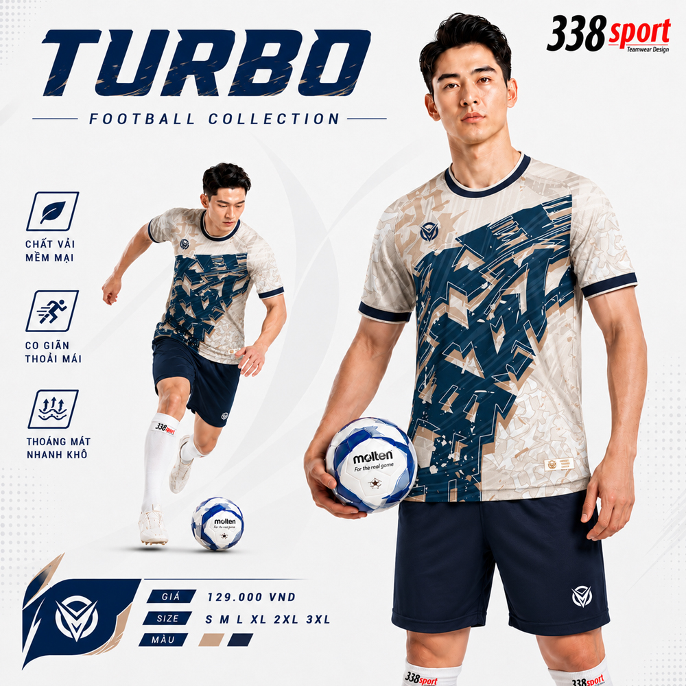 Áo Bóng Đá Thiết Kế TURBO – Đặt Áo Đấu Bóng Đá Thiết Kế Riêng Cho CLB