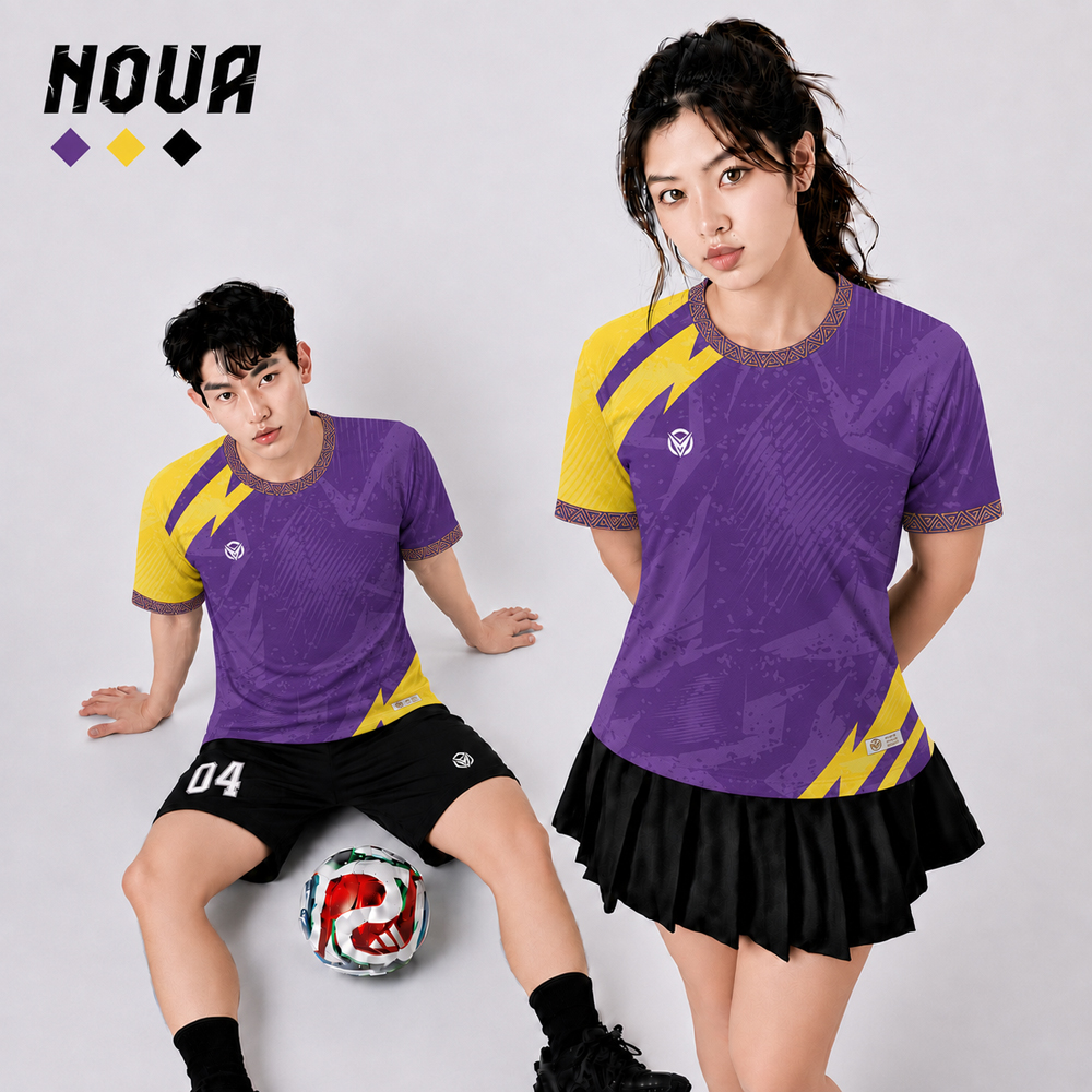 Áo Đấu Bóng Đá Không Logo Reup NOVA – Thiết Kế Nổi Bật, Thể Thao